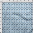 thumbnail image 4 of oneOone Tissu Jersey Coton Bleu Matériel de Couture Floral Tissu Imprimé au Mètre 58 Pouces de Large, 4 of 4