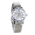 thumbnail image 1 of WINNER WINNER S1089-2 Montre Mécanique Rétro de Luxe pour Homme avec Bracelet en Acier Inoxydable, Cadran Blanc et Conception Résistante à l'Eau, 1 of 6