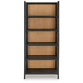 thumbnail image 4 of Signature Design by Ashley Abyard Bookcase in Black and Natural, 4 of 9