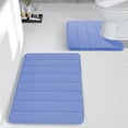 thumbnail image 4 of Sokhug Rugs Clearance Bathroom Rugs Sets 2 Foam Bath Mat for Toilet Soft Absorbent Bath Rugs Non-Slip Thick Machine Washable, 4 of 9