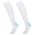 thumbnail image 1 of Varicose Veins Socks Compression Knee High Socks Varicose Veins Socks With Inspect Toe HoleWhite M, 1 of 8
