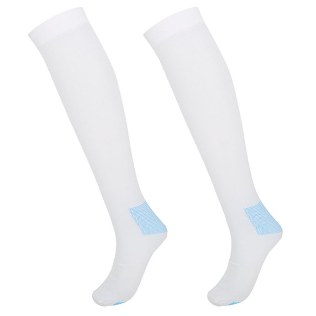 Varicose Veins Socks Compression Knee High Socks Varicose Veins Socks With Inspect Toe HoleWhite M
