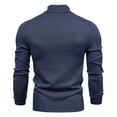 thumbnail image 4 of EGNMCR Chandail à Col Roulé pour Hommes, Chandails pour Hommes Chandail Uni à Col Montant pour Hommes Chandail à Manches Longues Ample Chandail de Base Haut Chandail Chandail à Col Roulé Hommes Chandail, 4 of 4