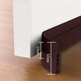 thumbnail image 2 of Soundproofing for Doors SelfAdhesive 45Mm/1M Door Bottom Soundproofing Strip Windproof and Waterproof Sealant for Glass Doors and Windows Door Strips for Bottom of Door, 2 of 3