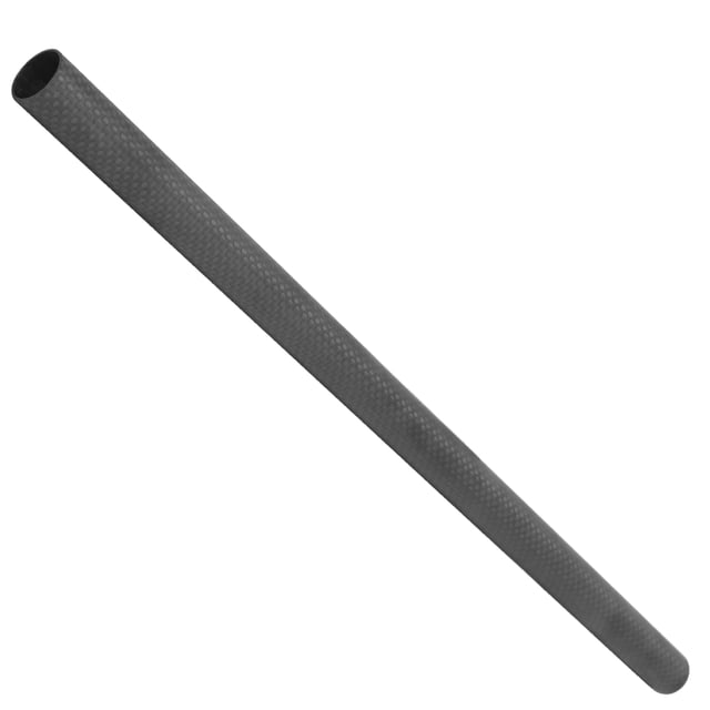 Carbon Fiber Tube Rod Follow Focus Rig Cage Rail System High Density Thread Lightweight Durable for Camera Support Black 15mm Diameter