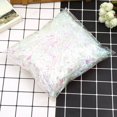 thumbnail image 2 of EIGTHTAIL Feildoo Shiny Paper Shred Box Filler for Gift Wrapping Packing  50g Glitter Raffia Paper Basket Filler Grass Stuffer for Easter Basket Filling  A#Transparent White  PR4579, 2 of 10