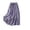 Purple1, variant on Ohufall Cotton and Linen Pleated Skirts for Womens Solid Color Classic Ankle Length Skirts Flowy Stretchy Lightweight Womens Skirts