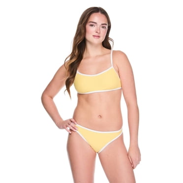 No Boundaries Women's Scoop-Neck Bikini Top