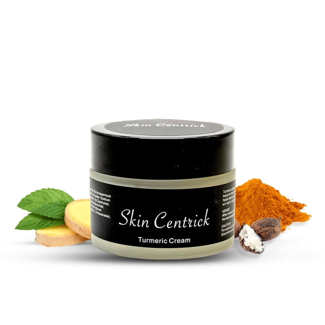 Daily Routine Natural Face Cream for Dry & Combination Skin - Turmeric & Vitamin C, 50g - Cruelty-Free, No Parabens, Sulfates, Phthalates