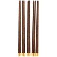 thumbnail image 1 of Lightweight Wooden Tableware, Durable 5 Pairs Chinese Style Chopsticks, For Home Customers, Friends Kitchen Accessory No Lacquer, No Wax Wenge, 1 of 8