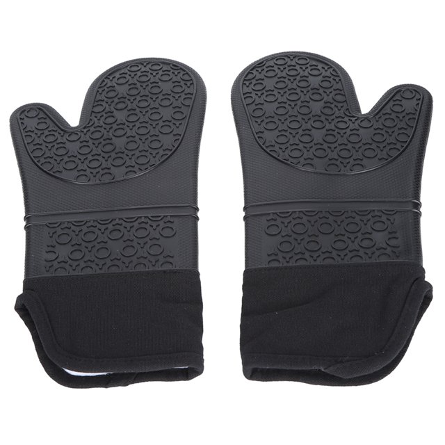 Gants d'Isolation Thermique Mitaines de Four en Silicone Silicone Clip Doigt de Cuisson Protecteur 6pcs / Set Mitaines de Four Main Clip Support de Pot Gants d'Isolation Thermique en Silicone
