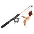 thumbnail image 3 of Cat Toys, Funny Cat Stick Telescopic Interactive Flexible Bite Resistant   For Cats Saury + Fishing Rod,Red Fish + Fishing Rod,Grass Carp + Fishing Rod, 3 of 8