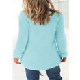 thumbnail image 2 of Chandail en Molleton Duveteux d'Hiver pour Femmes, Chandail Simple, Hauts, Blouse, 2 of 3