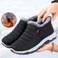 thumbnail image 2 of Men's Sneakers Winter Fashion Plus Boots Comfortable Solid Color Warm Snow Boots for Active, 2 of 9