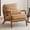 Khaki-Corduroy, variant on Ktaxon Accent Chair Corduroy Upholstered Armchair, Reading Club Chair with Pillow and Solid Wood Frame for Living Room Bedroom Furniture Olive Green