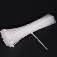 thumbnail image 4 of Uxcell 9.84" x 0.11" White Cable Zip Ties Self-Locking Nylon Tie Wraps 150 Pack, 4 of 5