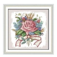 thumbnail image 3 of GUOOL Flower Stamped Cross Stitch s Cross Stitching Pattern 11 35 × 35cm 11CT, 3 of 5