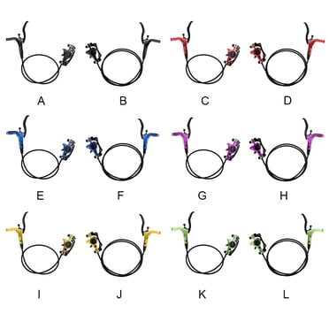 Bike Hydraulic Brake Set Wheel Stopping Parts Bicycles Accessories Universal Bicycle Accessory Disc Braking Kit Replacement Black Rear Right Brake