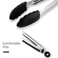 thumbnail image 3 of Zootealy Kitchen Utensils Set 8Pcs Silicone Non-stick Cooking Utensils Stainless Steel Handle Silica Gel Utensil Kitchenware Set, 3 of 5