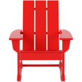 thumbnail image 2 of Palms Modern Adirondack Plastic Outdoor Rocking Chairs (Set of 4), 2 of 8