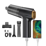 Dvkptbk Vacuum Cleaners for Home,Mini Vacuum, Wireless Handheld Car Vacuum Cleaner Rechargeable, Strong Suction, 3 In1 Buster & Blower & Hand Pump, Dry Use for Car, Keyboard