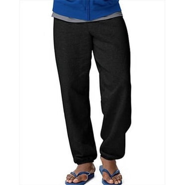 Hanes P650 Comfort Blend Ecosmart Mens Sweatpants, Black - Extra Large