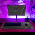 thumbnail image 5 of Topographic Contour Extended Mouse Pad 31.5x11.8 Inch Large Long Extended Pads Big Mousepad Extended Large Non-Slip Rubber Base Waterproof Big Keyboard Mat with Stitched Edges for Gaming and Office, 5 of 5