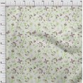 thumbnail image 4 of oneOone Velvet Light Green Fabric Florals Craft Projects Decor Fabric Printed By The Yard 58 Inch Wide, 4 of 4
