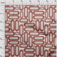 thumbnail image 3 of oneOone Tissu Polyester Spandex Rouge Géométrique pour Projets de Couture, Imprimés de Tissu au Mètre, Largeur 56 Pouces, 3 of 4
