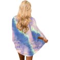 thumbnail image 4 of Cardigan Mignon pour Femmes, Cardigan à Manches Kimono Imprimé, Chemise Décontractée Ample et Couvrante, Hauts, Cardigans pour Femmes en Liquidation, 4 of 5