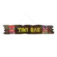 thumbnail image 1 of Panneau « Tiki Bar » de 39 Po Sculpté à la Main avec Palmiers, 1 of 7