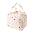 thumbnail image 2 of Lunchbags Lunch Bags for Girls, Washable Lunch Bags for Women, Thermal Insulated Lunch Bag, Lunch Cooler Bag Ladies Lunch Bag, White-2, 2 of 9
