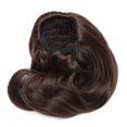 thumbnail image 3 of Chouchou Classique à Clipser en Forme de Beignet, Extension de Cheveux avec Cordon de Serrage, 3 of 6