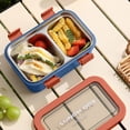 thumbnail image 4 of EGNMCR Lunch Box Compartment Lunch Box For Office Workers Temperature Lightweight Students With Rice Divider Stainless Steel Insulation Lunch Box Bento lunch boxes, 4 of 6