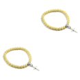 thumbnail image 3 of VONKY Unisex Cross Pendant Bracelets For Fashion Forward Individuals Lightweight Gift yellow 2Set, 3 of 6