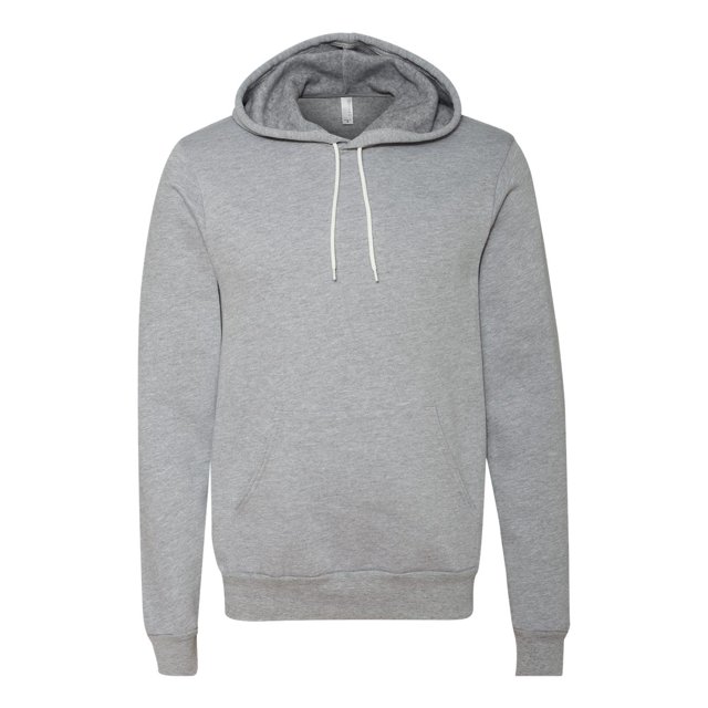 Bella Canvas 3719 Unisex Poly-Cotton Fleece Pullover Hoodie, M