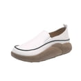 thumbnail image 2 of LSLJS Chaussures à Plateforme pour Femmes à Bout Rond Épais, Chaussures Décontractées Confortables, Chaussures Plates, 2 of 3