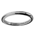 thumbnail image 3 of Men's 2MM Unisex Dome High Polish Tungsten Ring Wedding Band, 3 of 3