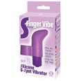 thumbnail image 1 of The 9's Silicone Finger Vibrator, Purple, 1 of 3