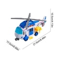 thumbnail image 3 of Helicopter Toys Lighting And Sound Effects Puzzle In-ertia Airplane Toys, 3 of 6