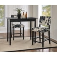 thumbnail image 2 of Tabouret de comptoir Noah imprimé vache noire, 2 of 5
