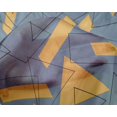 thumbnail image 4 of oneOone Silk Tabby Fabric Rectangle & Triangle Geometric Print Sewing Fabric BTY 42 Inch Wide, 4 of 4