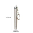 thumbnail image 3 of UsRHHA Mini Pen Style LED Flashlight, High Brightness Stainless Steel Portable Pocket Torch, AAA Battery Powered Camping Travel Light, 3 of 6