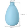 thumbnail image 2 of Unique Bargains Flower Vase, Ceramic Vases Matte Small Floral Vases for Home Decor, Sky Blue, 2 of 5