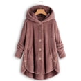 thumbnail image 1 of LSLJS Womens Oversized Hoodies Sweatshirts Fuzzy Fleece Pullover Outerwear Loose Cardigan Wool Coat Winter Jacket, 1 of 7