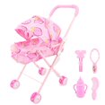 thumbnail image 1 of CUITING Dolls Stroller Model Baby Stroller Toy Simulation Stroller Toy Toddler Pretend Play Toy, 1 of 4