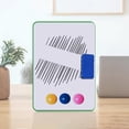 thumbnail image 4 of Green Double Sided Magnetic Writing Board, Dry Erase Whiteboard For Office Home Use, Memo Board With Magnetic Surface, 16 X 12 Inches Reusable Whiteboard For Notes, 4 of 6