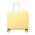 thumbnail image 1 of funtasica Carry on Size Travel Luggage 20" Airplanes Lightweight Kids Ride on Suitcase Yellow, 1 of 9