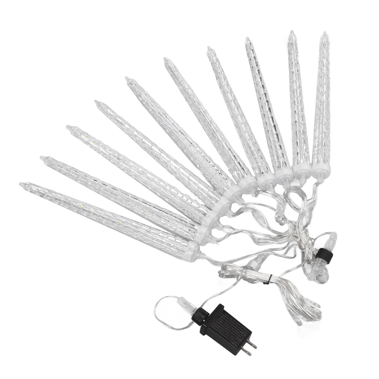 Meteor Shower Lights Waterproof Plastic Christmas Icicle Lights for Weddings Window Decor