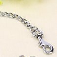 thumbnail image 3 of Stainless Steel 2 Way Dog Leash, O Buckle Double Pet Safety Chain Lead for Dogs Walking, 3 of 7